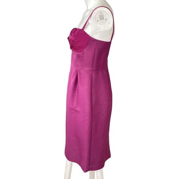 Lisa Baday tucked bodice dress NWT, size 8.  0680 - Picture 3 of 11